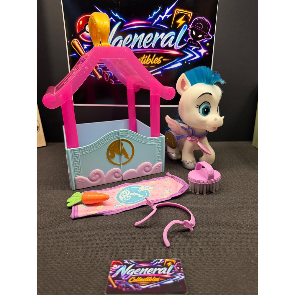 Disney Store Hercules Baby Pegasus Figure and Stable Play Set with Accessories